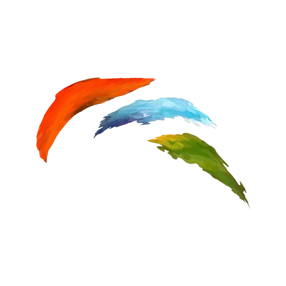 Multicolored brush strokes gradient design..png