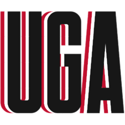 black uga letters