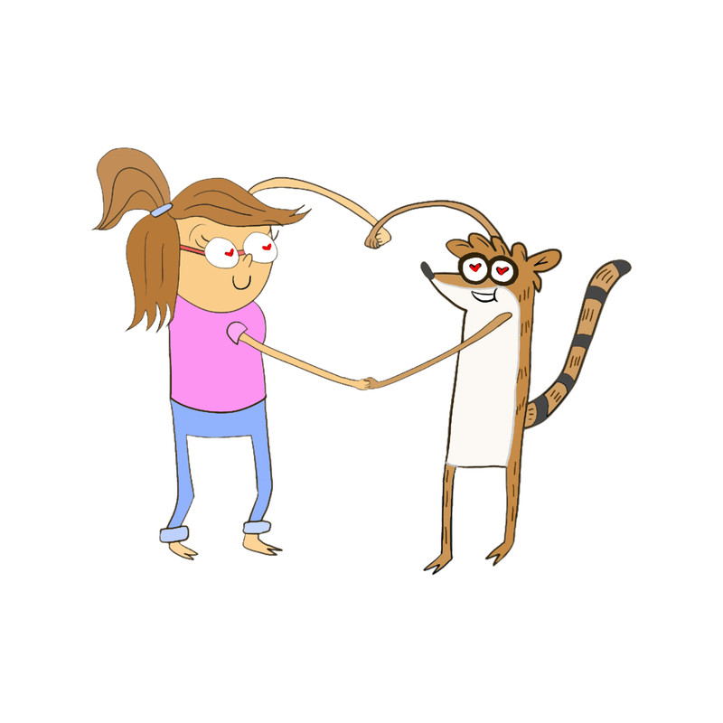 Rigby and Eileen Regular ShowValentines Day.png