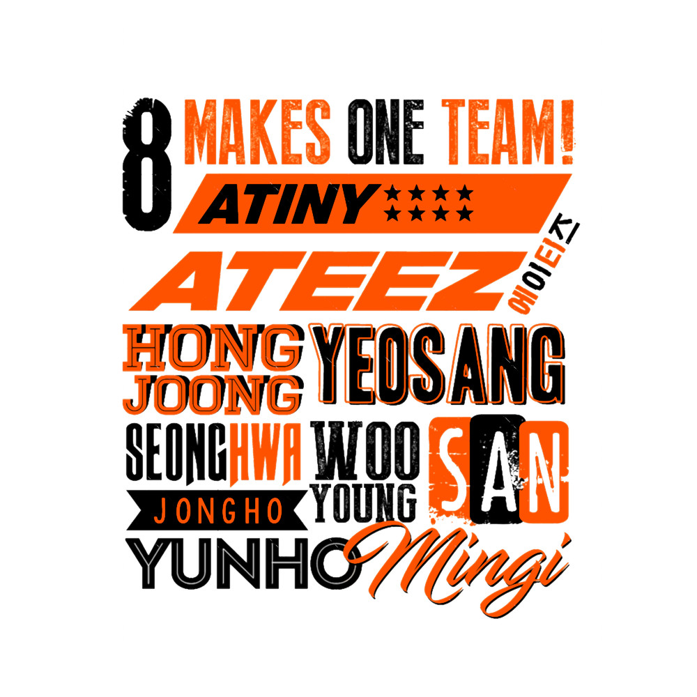 ATEEZ Font Collage.png
