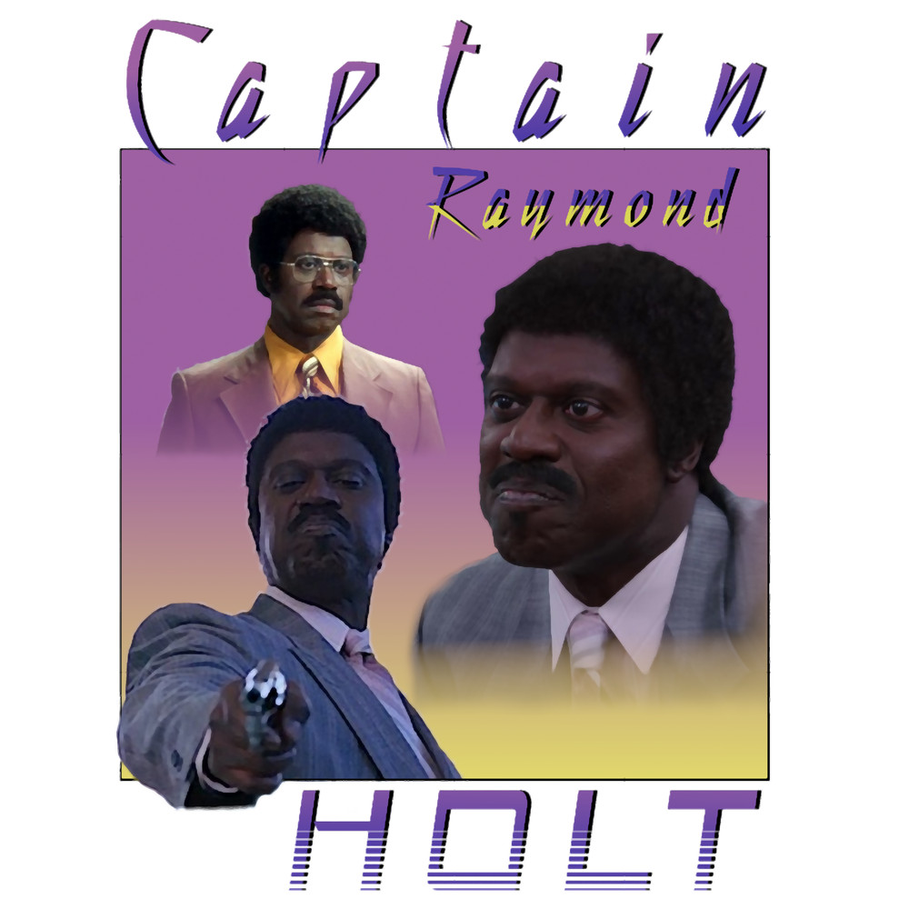 Brooklyn Nine Nine Captain Raymond Holt Vintage Retro 80_s Style Inspired brooklyn 99 s brook.png