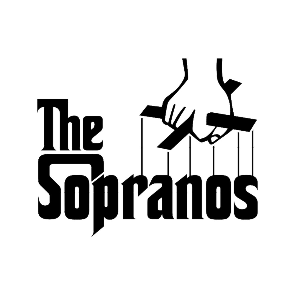 The Sopranos Logo (The Godfather mashup) (Black).png