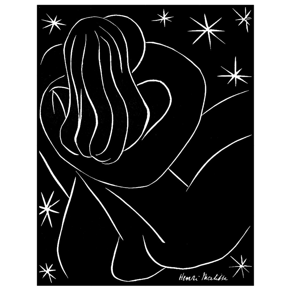 STARRY NIGHT COUPLEVintage Matisse Black and White Painting Print.png