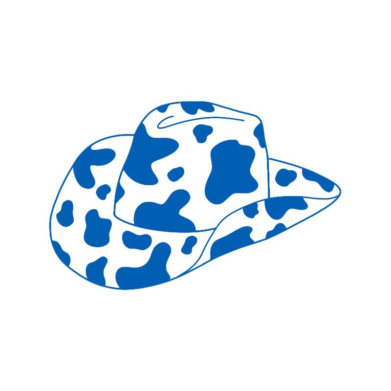 Blue Cowprint Cowboy Hat.png