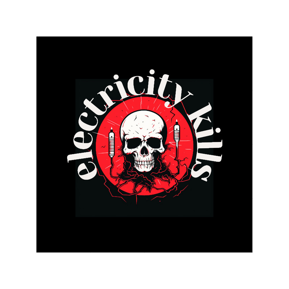 electricity kills skull graphic print.png
