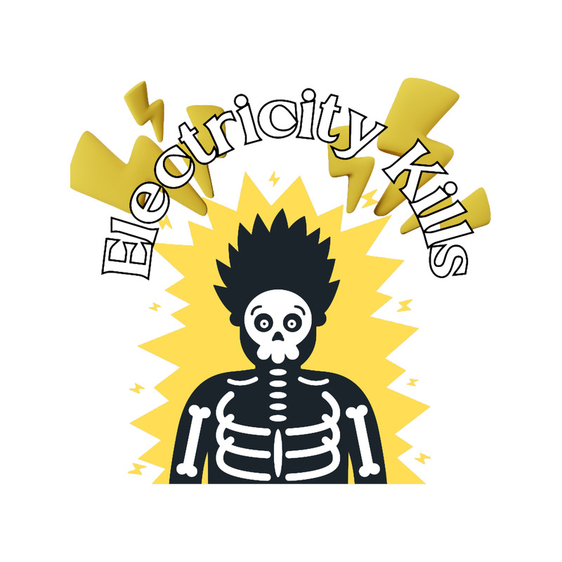 ELECTRICITY KILLSElectric ShockBe carefulKilowattDangerousCautionElectrical hazard.png