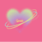 Pink sparkling neon heart.png