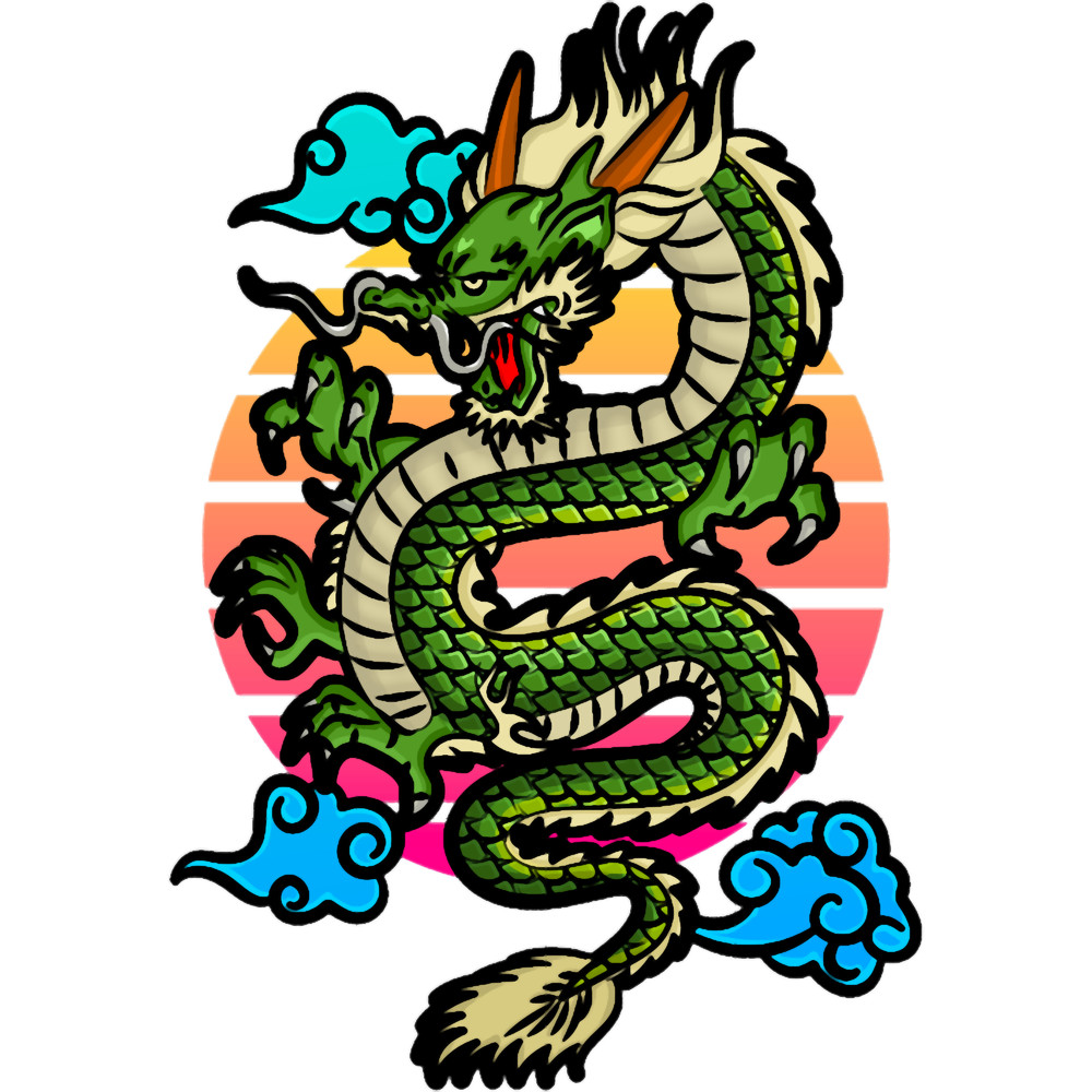 Flying DragonCopic MarkerDoodle Art InspiredArt Present.png