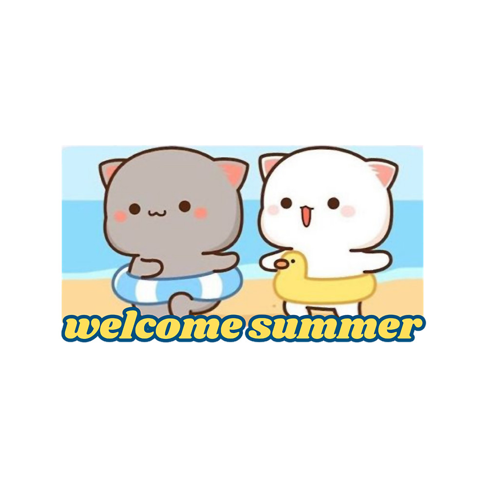 Summer Welcome Cat.png