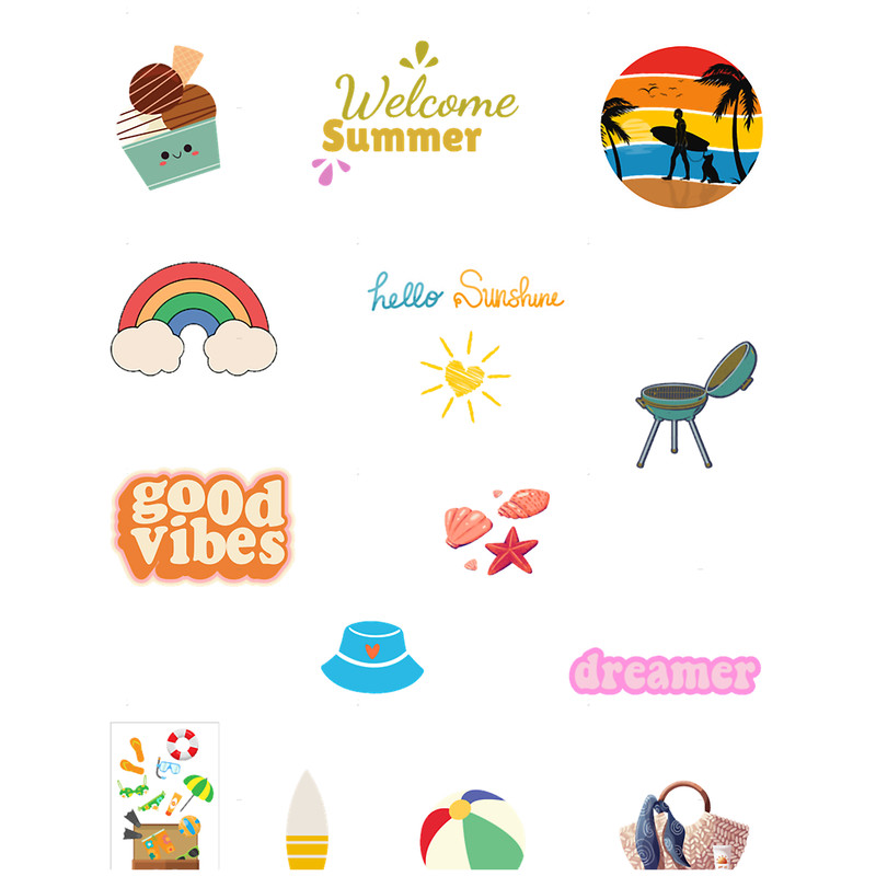 Welcome Summer 2023, summer time, beach day, cute s ( pack) (3).png