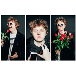 lewis capaldi roses photo collage