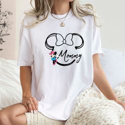 disney mommy t-shirt, minnie mouse shirt, personalized disney tees