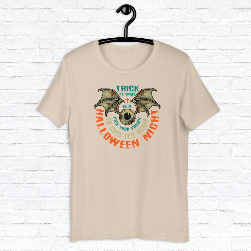 Halloween Night Shirt Horror Scary Shirt Fall Spooky Season Shirt Trick Or Treat Shirt Mystical Shirt Pumpkin Shirt 4