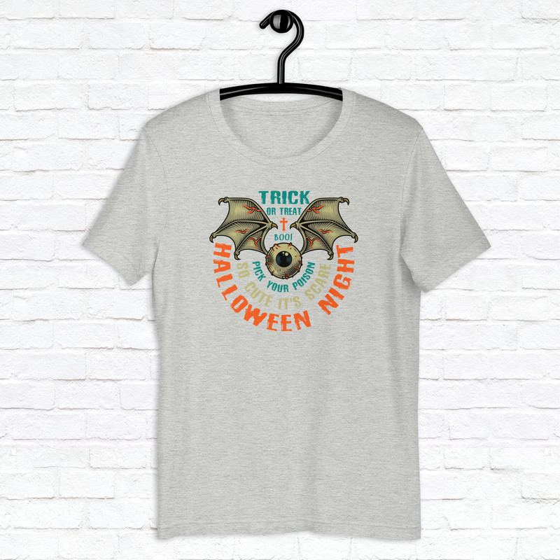 Halloween Night Shirt Horror Scary Shirt Fall Spooky Season Shirt Trick Or Treat Shirt Mystical Shirt Pumpkin Shirt 5