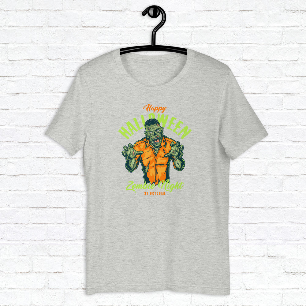 Halloween Zombie Night Shirt Horror Scary Shirt Fall Spooky Season Shirt Trick Or Treat Shirt Mystical Shirt 6