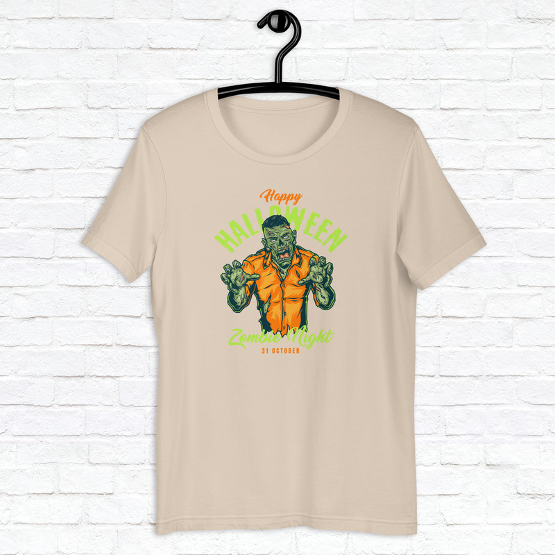 Halloween Zombie Night Shirt Horror Scary Shirt Fall Spooky Season Shirt Trick Or Treat Shirt Mystical Shirt 7