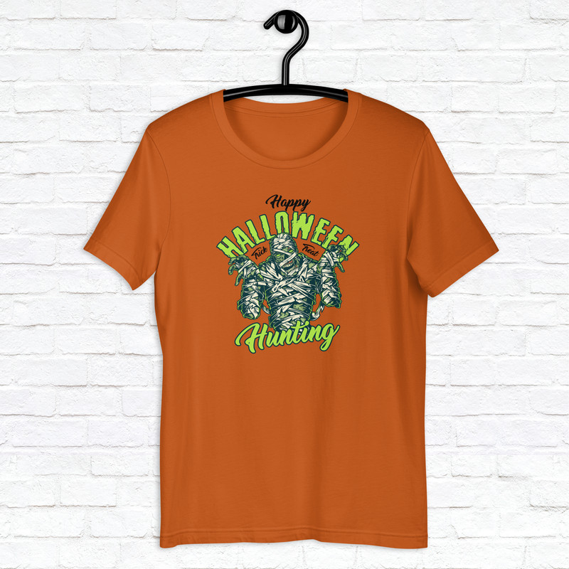 Halloween Hunting Shirt Mummy Shirt Horror Scary Shirt Fall Spooky Season Shirt Trick Treat Shirt Mystical Shirt 4