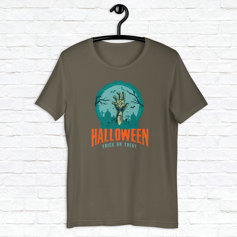 Halloween Creepy Hand Shirt Horror Scary Shirt Fall Spooky Season Shirt Trick Or Treat Shirt Mystical Shirt 4
