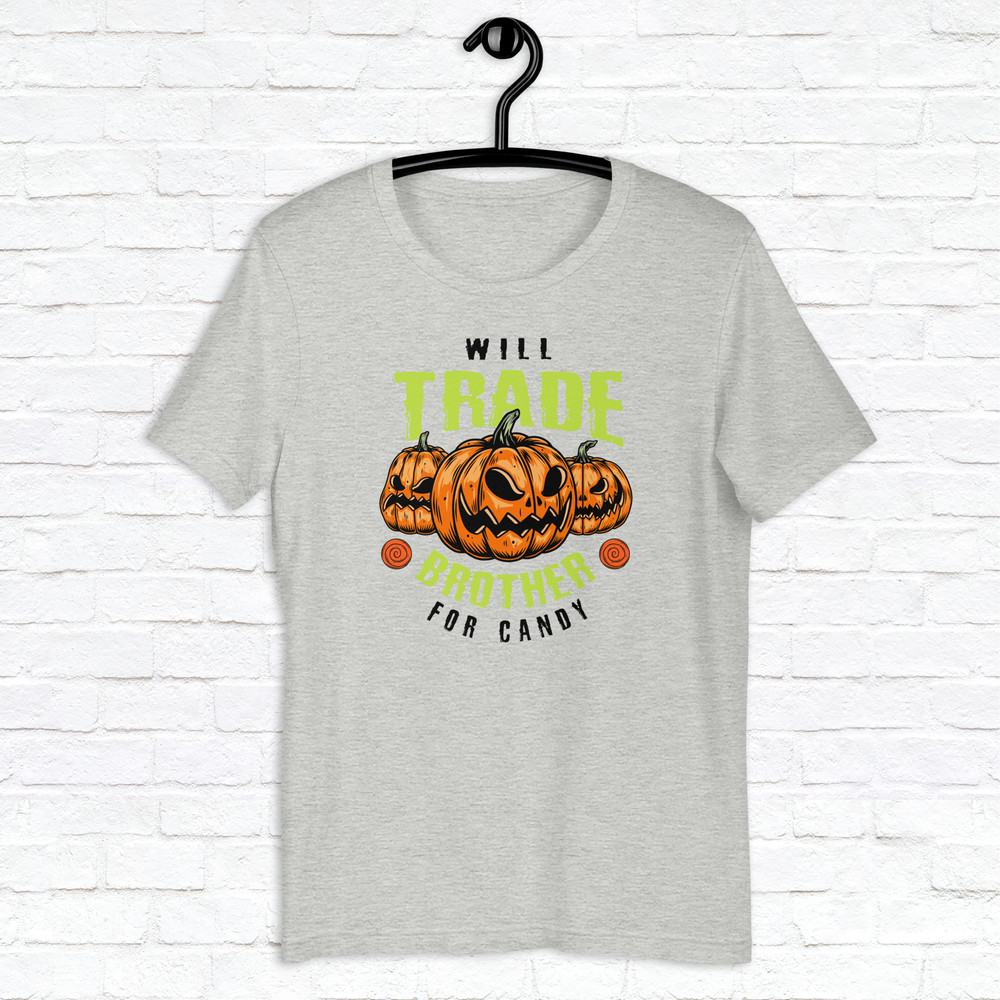 Halloween Trade Brother For Candy Shirt Horror Scary Shirt Fall Spooky Season Shirt Mystical Shirt Pumpkin Shirt 6