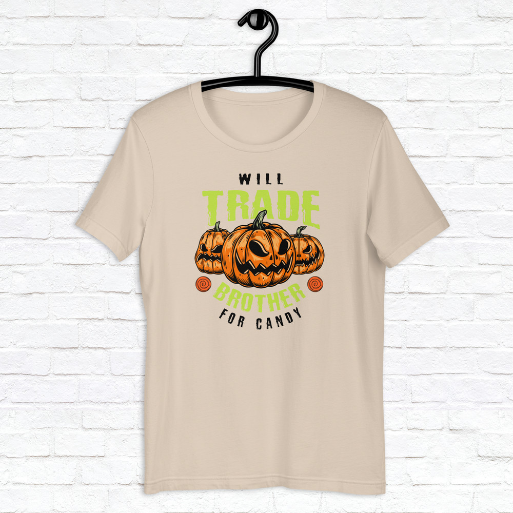 Halloween Trade Brother For Candy Shirt Horror Scary Shirt Fall Spooky Season Shirt Mystical Shirt Pumpkin Shirt 7