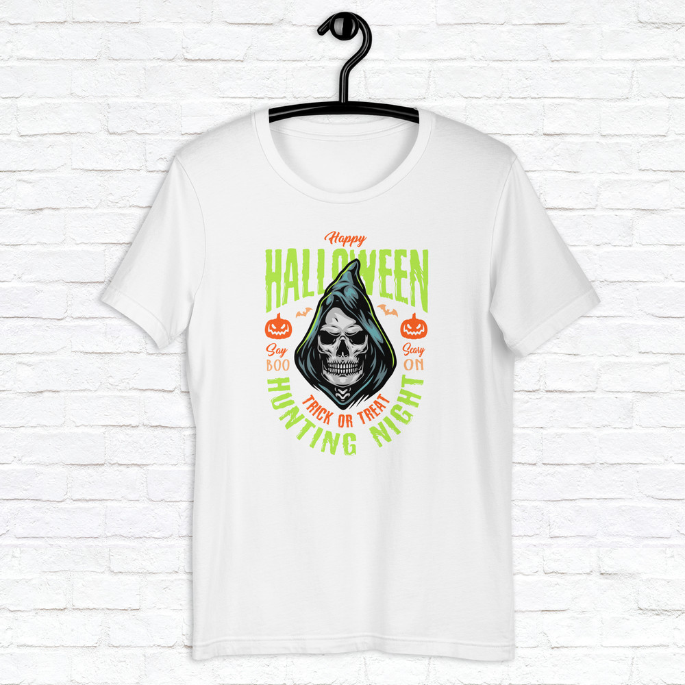 Halloween Hunting Night Shirt Skull Shirt Scary Shirt Fall Spooky Season Shirt Trick Treat Shirt Mystical Shirt 2