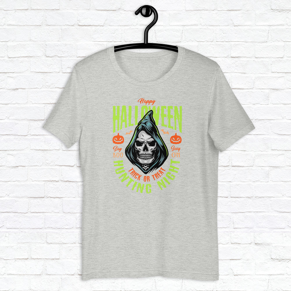 Halloween Hunting Night Shirt Skull Shirt Scary Shirt Fall Spooky Season Shirt Trick Treat Shirt Mystical Shirt 6