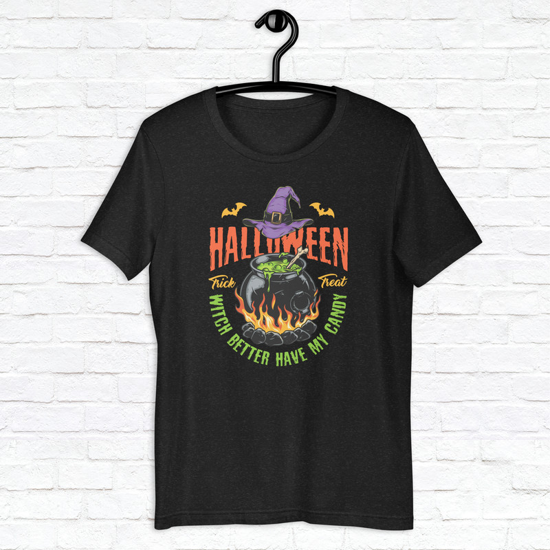 Halloween Witch Pot Shirt Horror Scary Shirt Fall Spooky Season Shirt Trick Or Treat Shirt Mystical Shirt 0