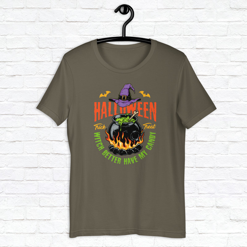 Halloween Witch Pot Shirt Horror Scary Shirt Fall Spooky Season Shirt Trick Or Treat Shirt Mystical Shirt 5