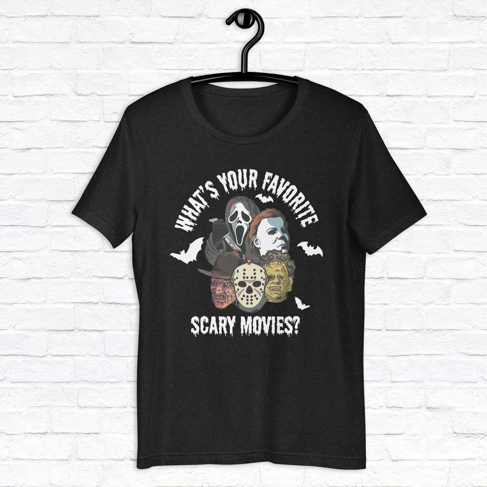Scary Movie Halloween Shirt Jason Mask Shirt Horror Scream Shirt Spooky Season Shirt Halloween Horror Nights Shirt 0