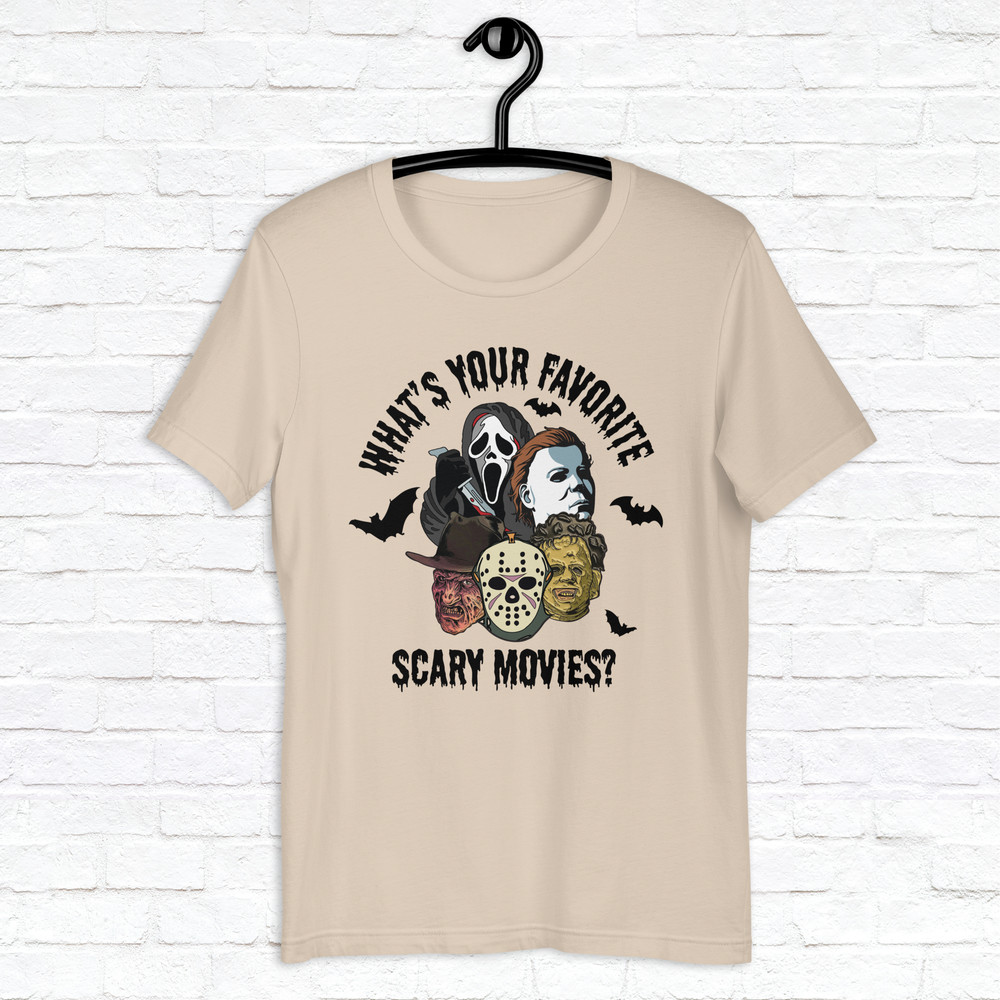 Scary Movie Halloween Shirt Jason Mask Shirt Horror Scream Shirt Spooky Season Shirt Halloween Horror Nights Shirt 2