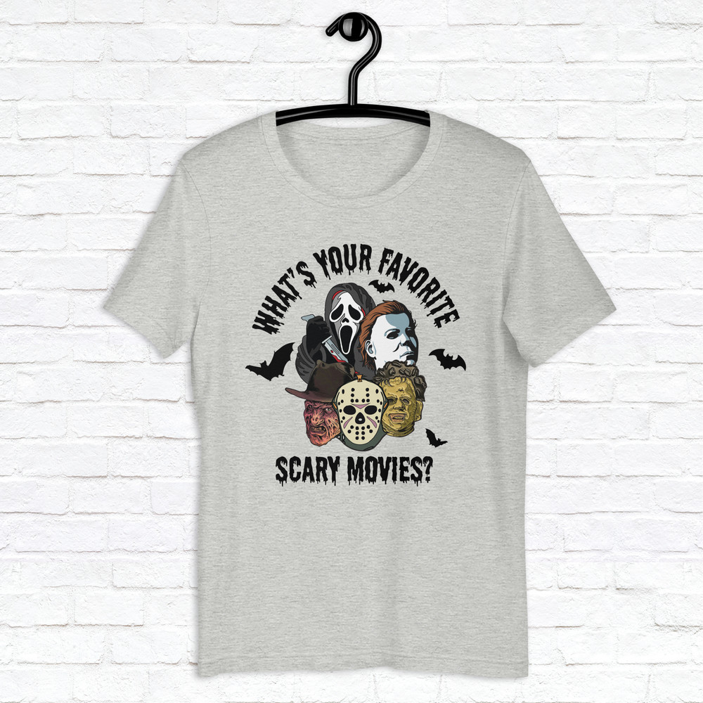 Scary Movie Halloween Shirt Jason Mask Shirt Horror Scream Shirt Spooky Season Shirt Halloween Horror Nights Shirt 3