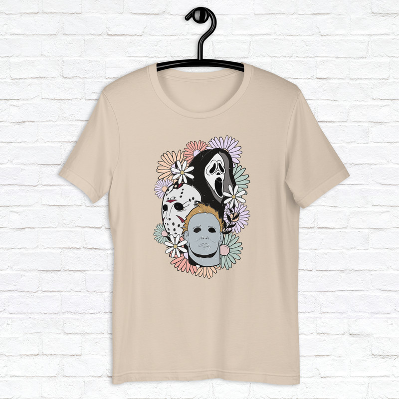 Jason Mask Shirt Scary Movie Halloween Shirt Horror Scream Shirt Spooky Season Shirt Halloween Horror Nights Shirt 2