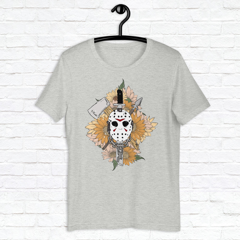 Jason Mask Shirt Scary Movie Halloween Shirt Spooky Season Shirt Horror Scream Shirt Halloween Horror Nights Shirt 0