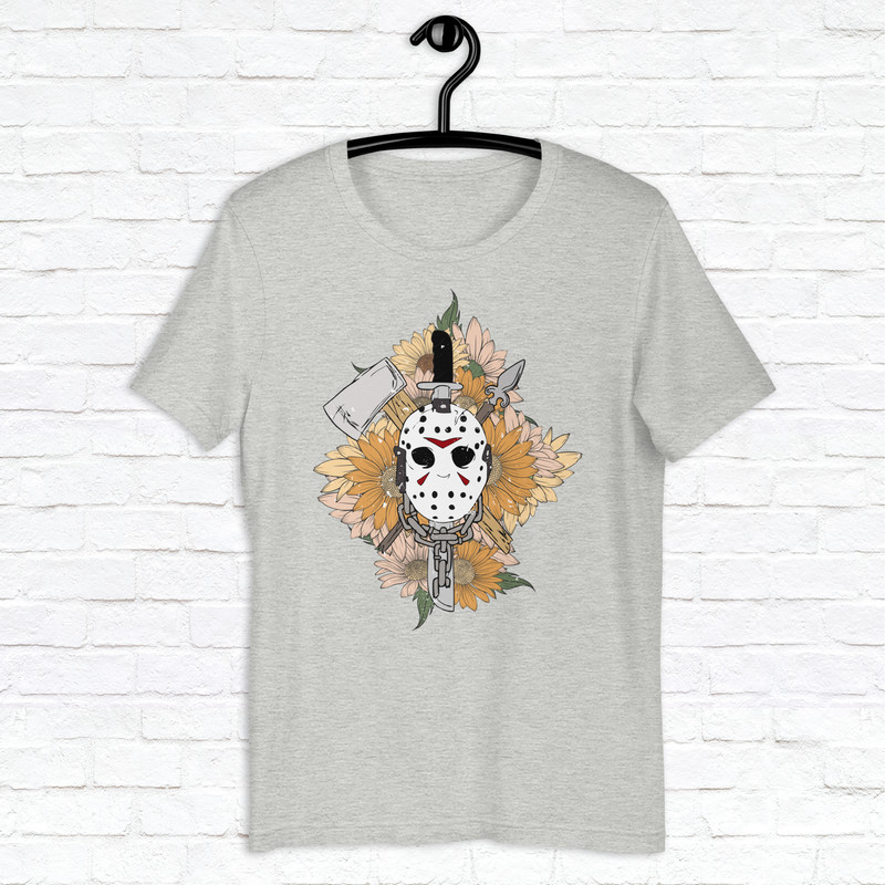 Jason Mask Shirt Scary Movie Halloween Shirt Spooky Season Shirt Horror Scream Shirt Halloween Horror Nights Shirt 0