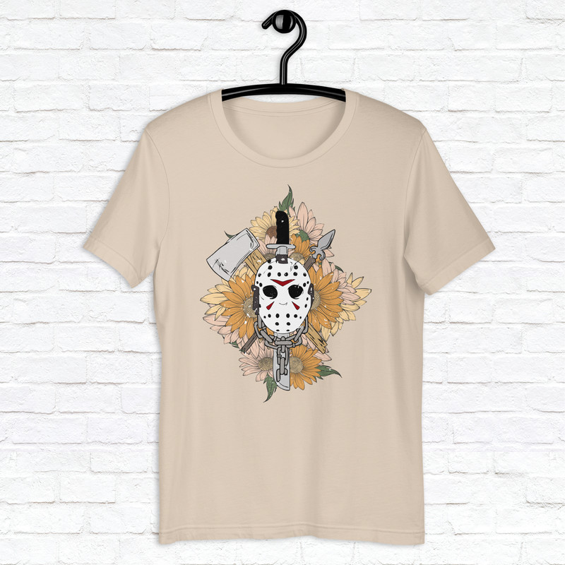 Jason Mask Shirt Scary Movie Halloween Shirt Spooky Season Shirt Horror Scream Shirt Halloween Horror Nights Shirt 2