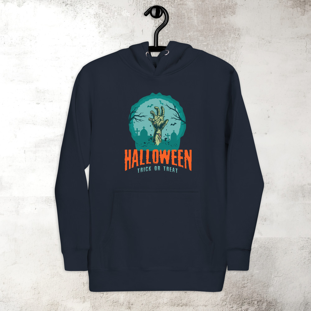 Halloween Creepy Hand Hoodie Horror Scary Hoodie Fall Spooky Season Hoodie Trick Or Treat Premium Hoodie 0