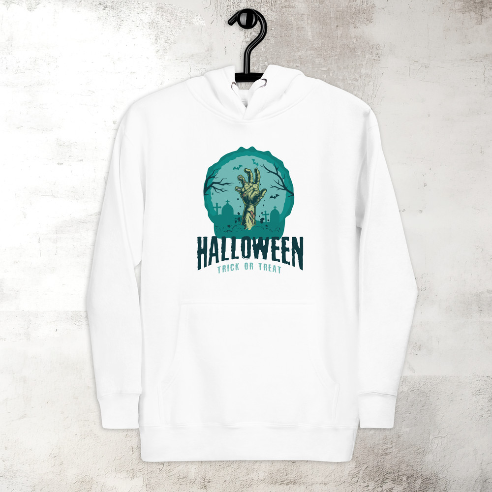 Halloween Creepy Hand Hoodie Horror Scary Hoodie Fall Spooky Season Hoodie Trick Or Treat Premium Hoodie 1