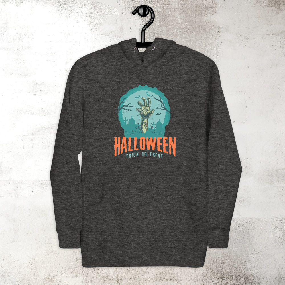 Halloween Creepy Hand Hoodie Horror Scary Hoodie Fall Spooky Season Hoodie Trick Or Treat Premium Hoodie 4