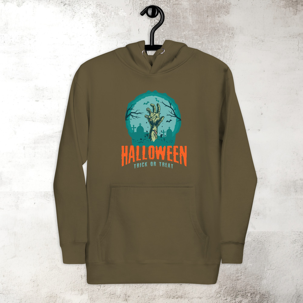 Halloween Creepy Hand Hoodie Horror Scary Hoodie Fall Spooky Season Hoodie Trick Or Treat Premium Hoodie 5