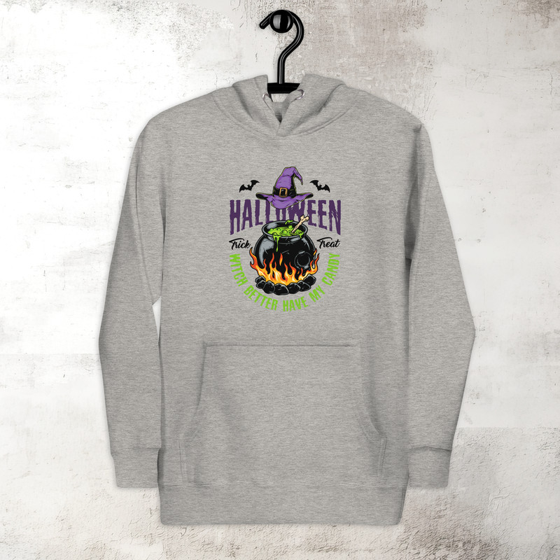 Halloween Witch Pot Hoodie Horror Scary Hoodie Fall Spooky Season Hoodie Trick Or Treat Hoodie Premium Hoodie 2