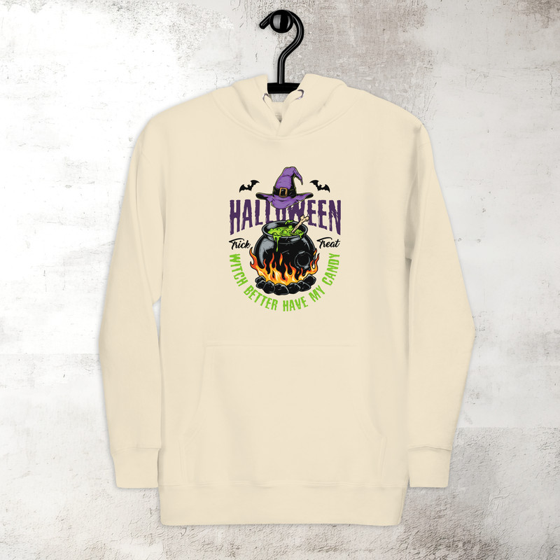 Halloween Witch Pot Hoodie Horror Scary Hoodie Fall Spooky Season Hoodie Trick Or Treat Hoodie Premium Hoodie 6