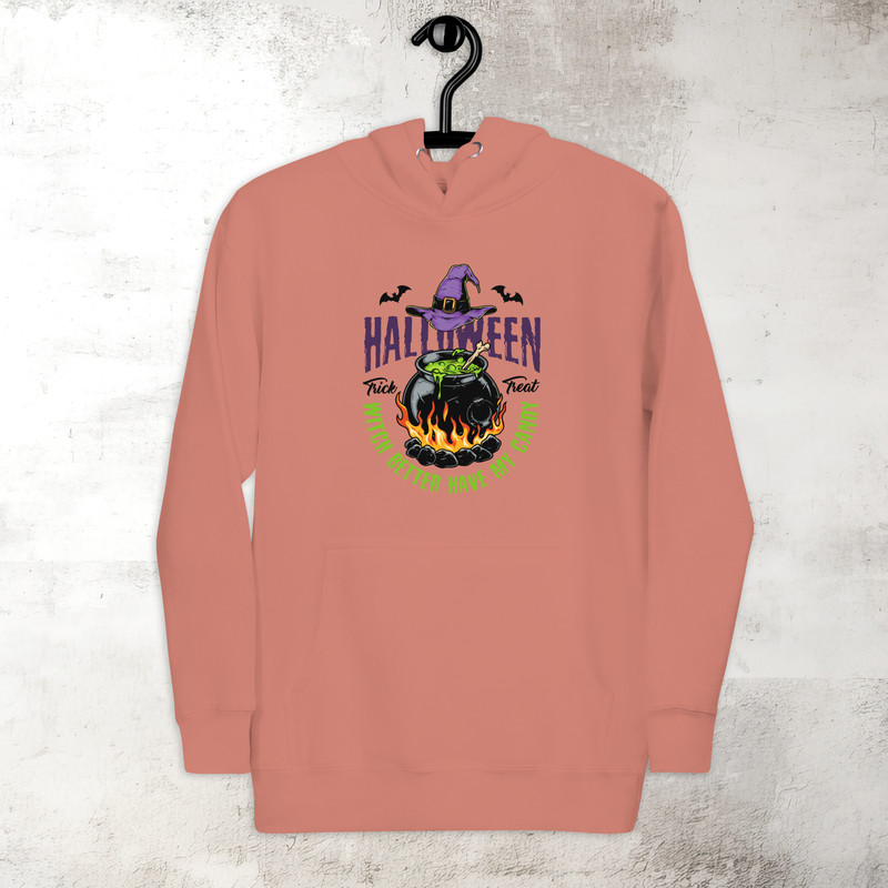 Halloween Witch Pot Hoodie Horror Scary Hoodie Fall Spooky Season Hoodie Trick Or Treat Hoodie Premium Hoodie 7