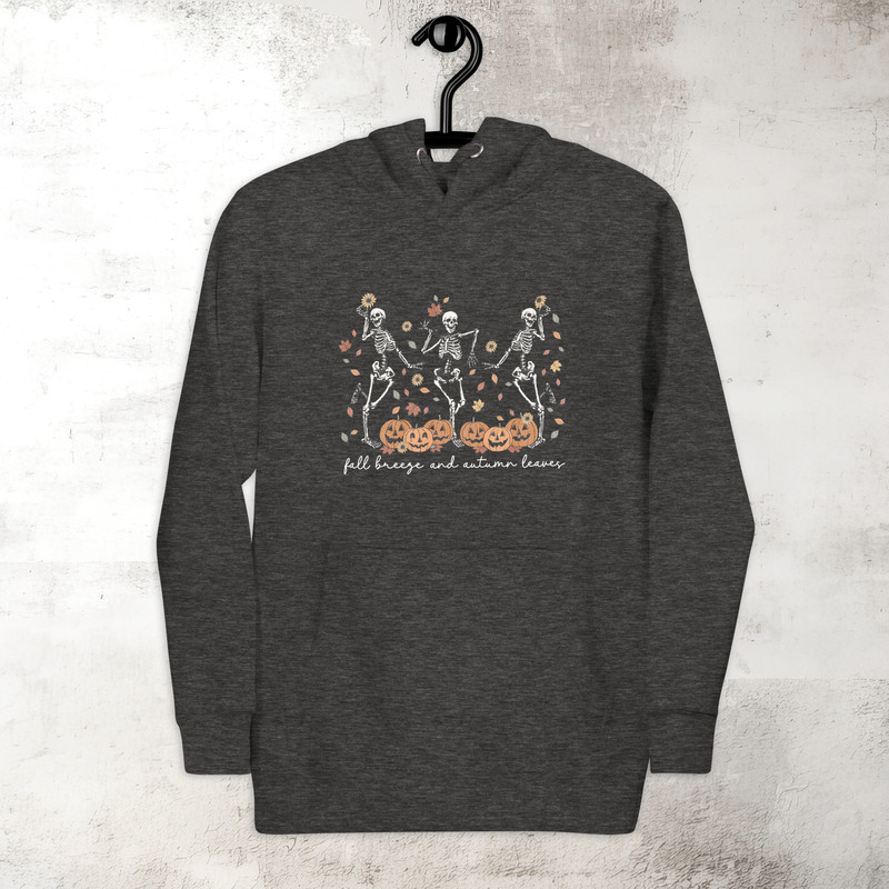 Dancing Skeleton Hoodie Trendy Fall Hoodie Halloween Spooky Season Hoodie Fall Vibes Hoodie Premium Hoodie 6