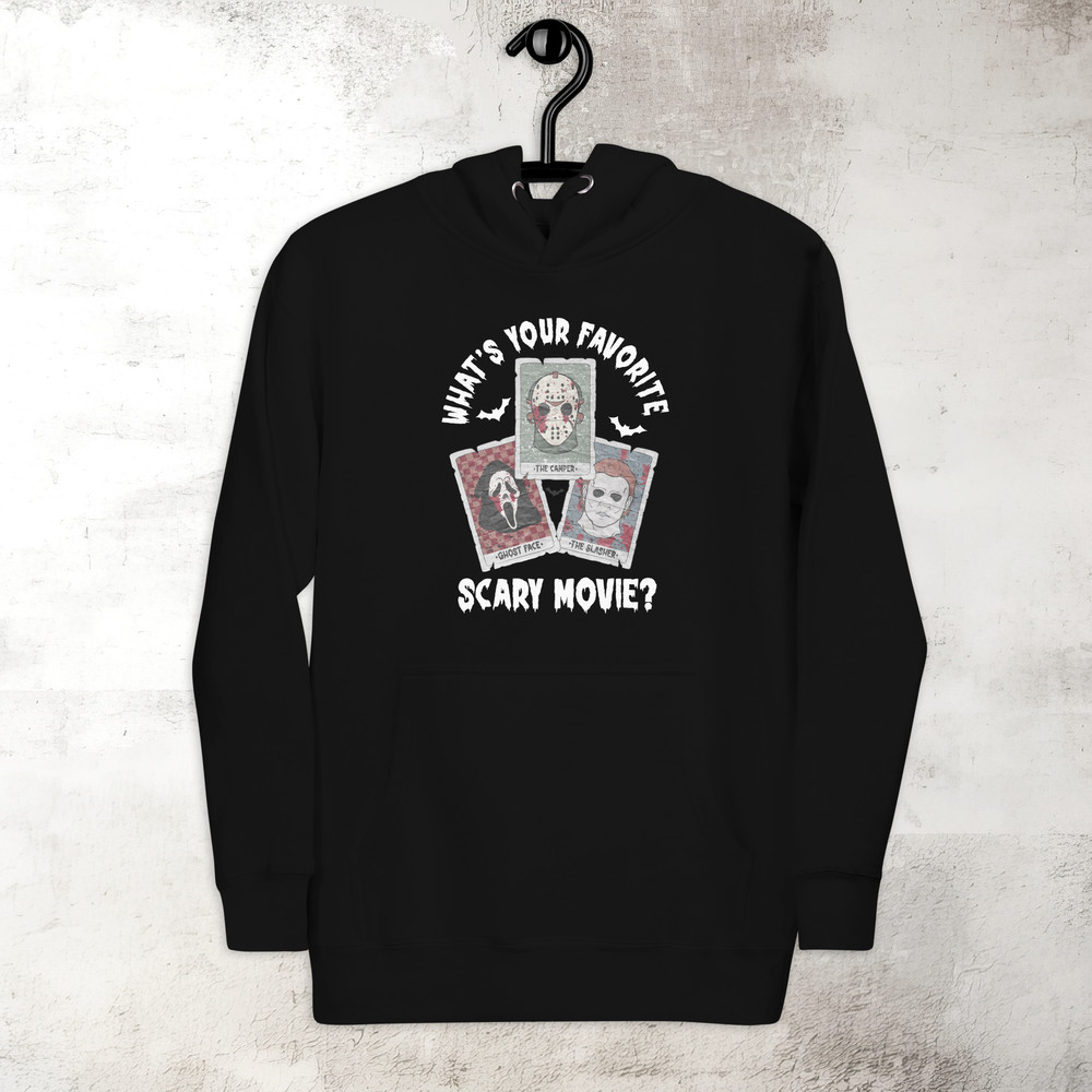 Scary Movie Halloween Hoodie Jason Mask Hoodie Horror Scream Hoodie Spooky Season Hoodie Premium Hoodie 2