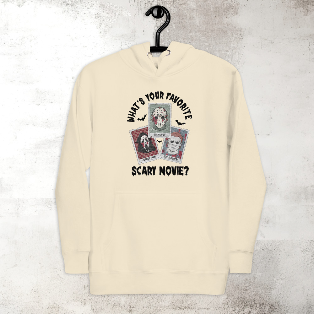 Scary Movie Halloween Hoodie Jason Mask Hoodie Horror Scream Hoodie Spooky Season Hoodie Premium Hoodie 3