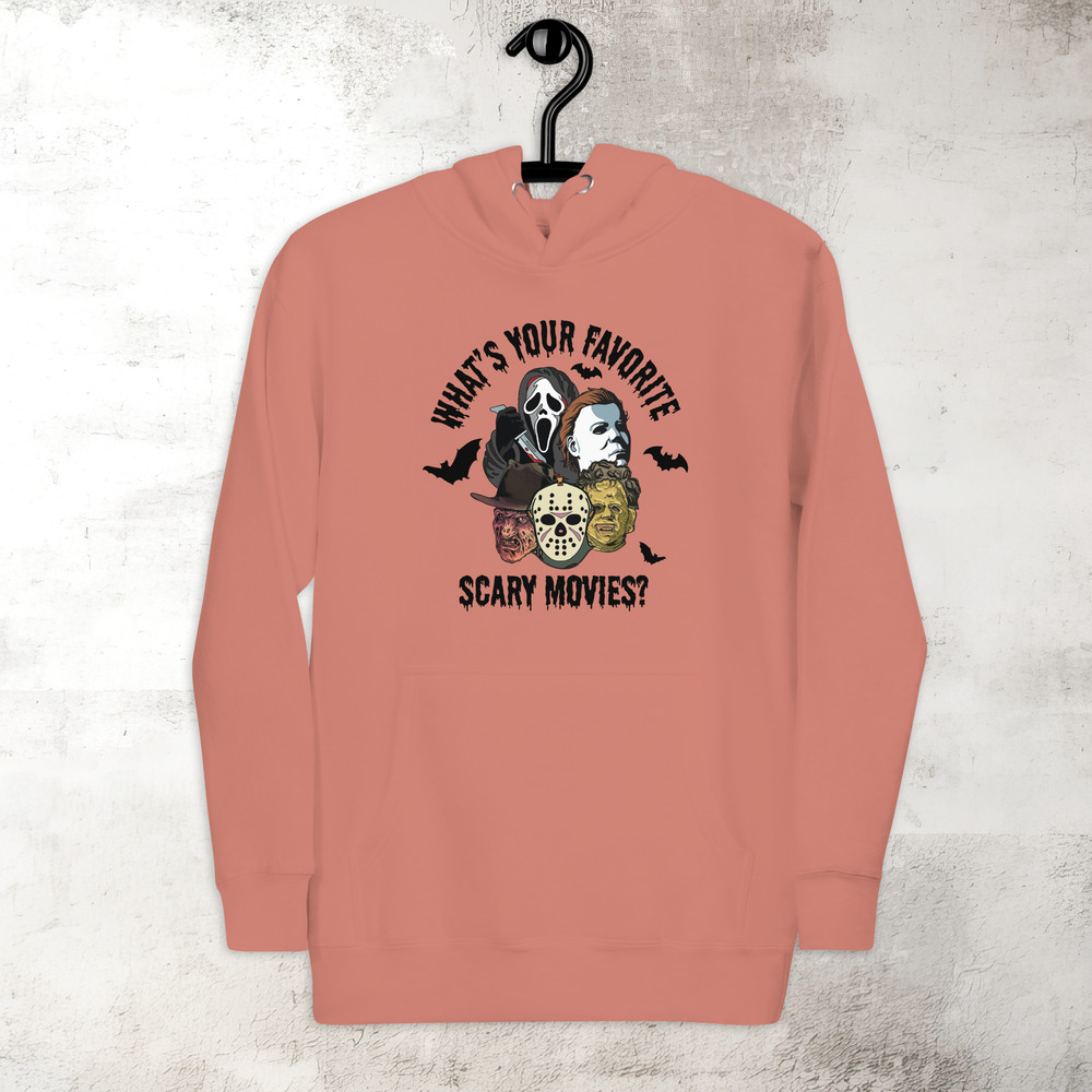 Scary Movie Hoodie Jason Mask Hoodie Halloween Horror Scream Hoodie Spooky Season Hoodie Premium Hoodie 7