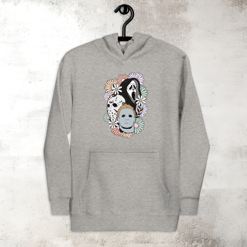 Jason Mask Hoodie Scary Movie Halloween Hoodie Horror Scream Hoodie Spooky Season Hoodie Premium Hoodie 0