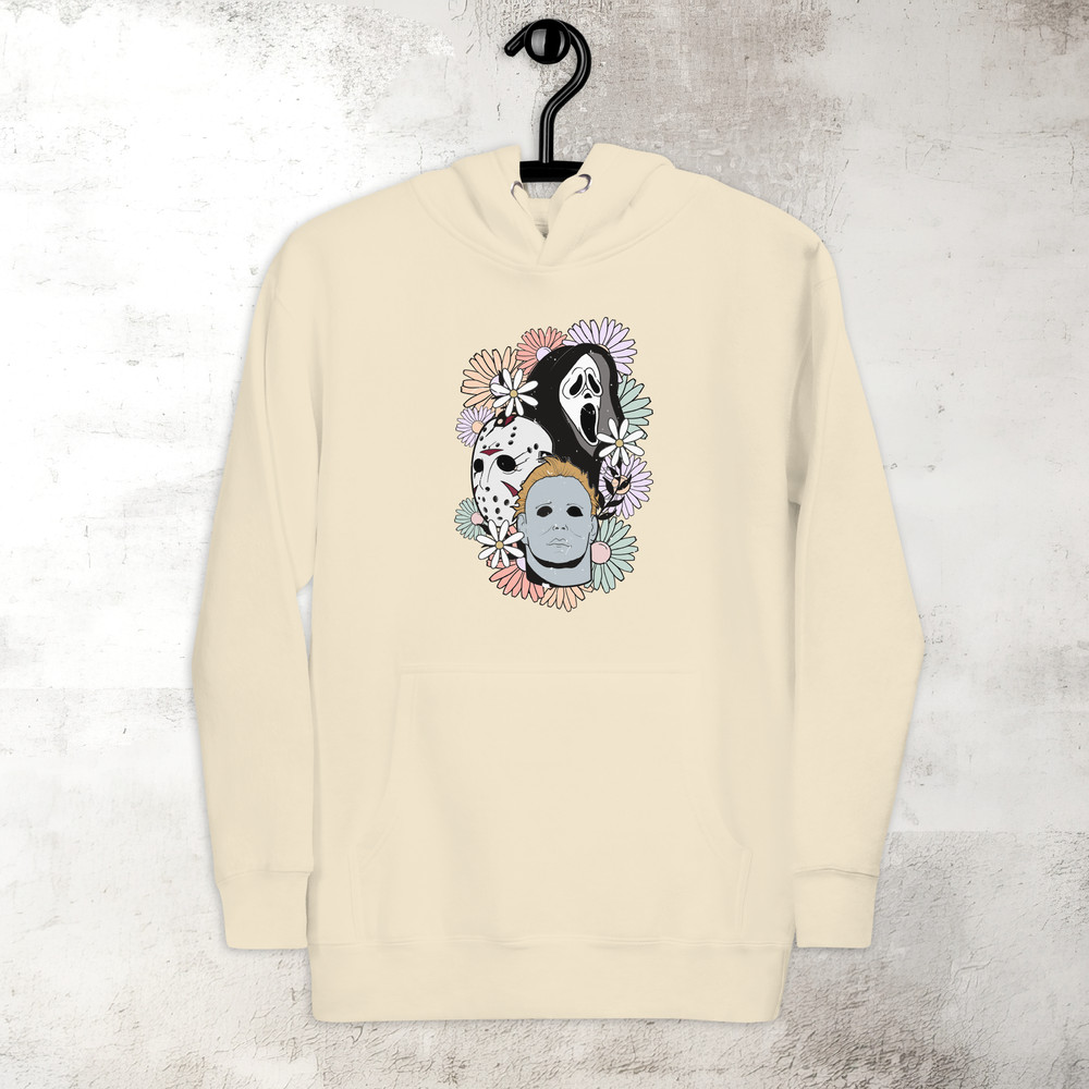 Jason Mask Hoodie Scary Movie Halloween Hoodie Horror Scream Hoodie Spooky Season Hoodie Premium Hoodie 6