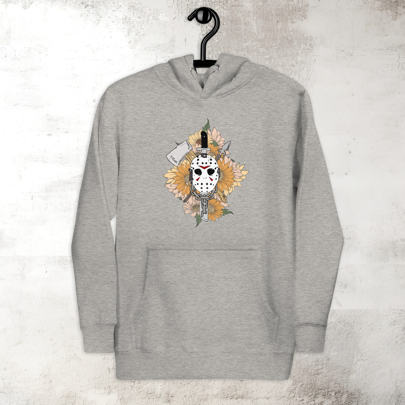 Jason Mask Hoodie Scary Movie Halloween Hoodie Spooky Season Hoodie Horror Scream Hoodie Premium Hoodie 0