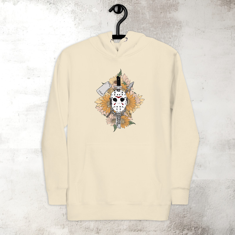 Jason Mask Hoodie Scary Movie Halloween Hoodie Spooky Season Hoodie Horror Scream Hoodie Premium Hoodie 4